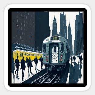 NYC Subway: The Pulse of the City Sticker